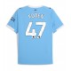 Manchester City Phil Foden #47 Domácí Dres 2025-26 Krátkým Rukávem